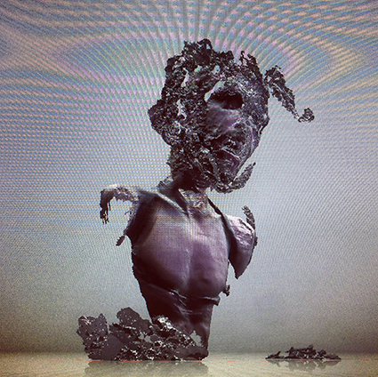 Interrupted 3D scan by artist Paul Coombs